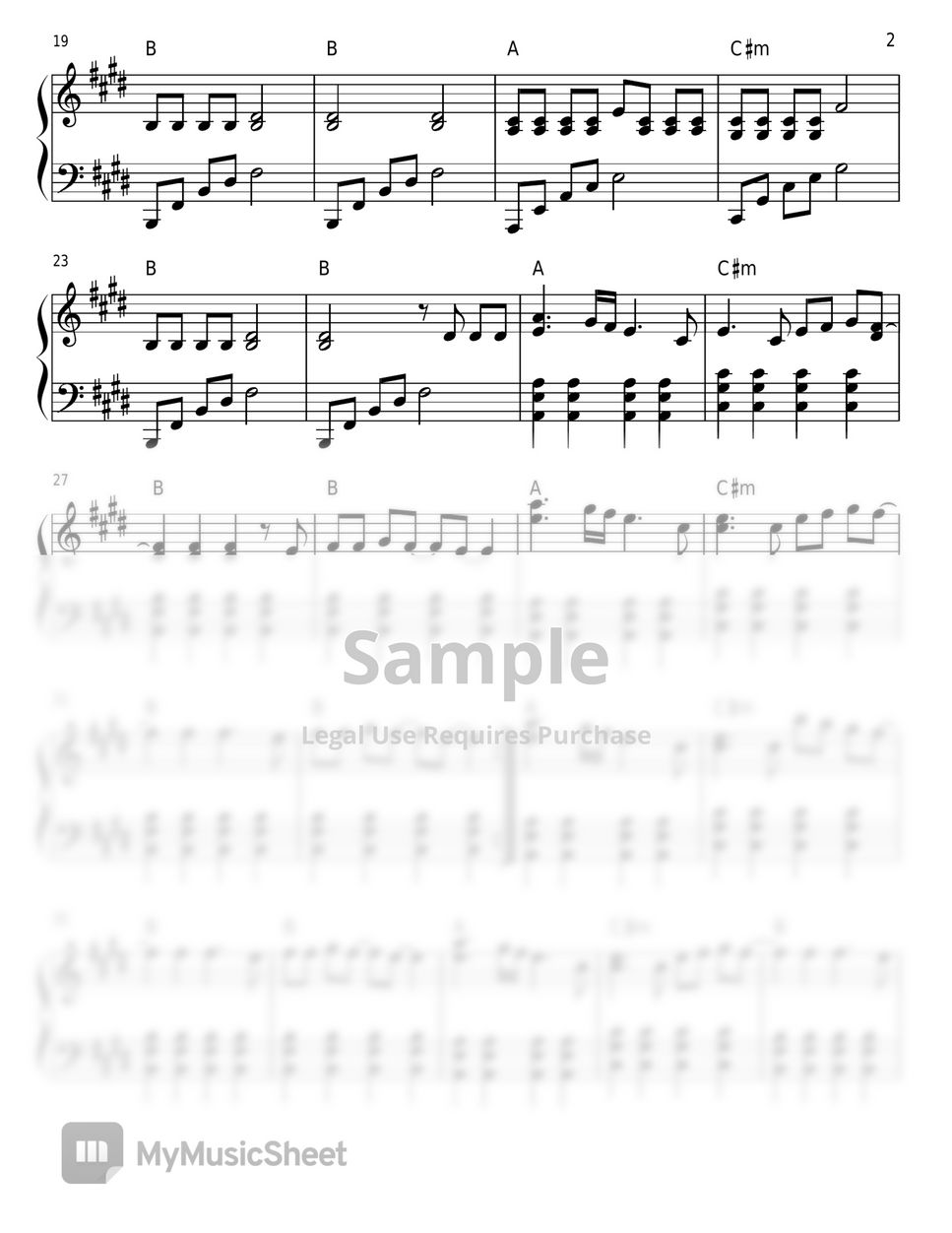 Imagine Dragons - Birds( Original Key) by Open Music Scores