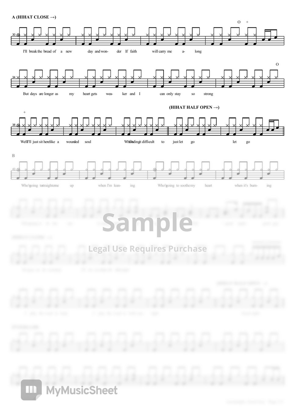Collective Soul - Goodnight Good Guy Sheets by COPYDRUM