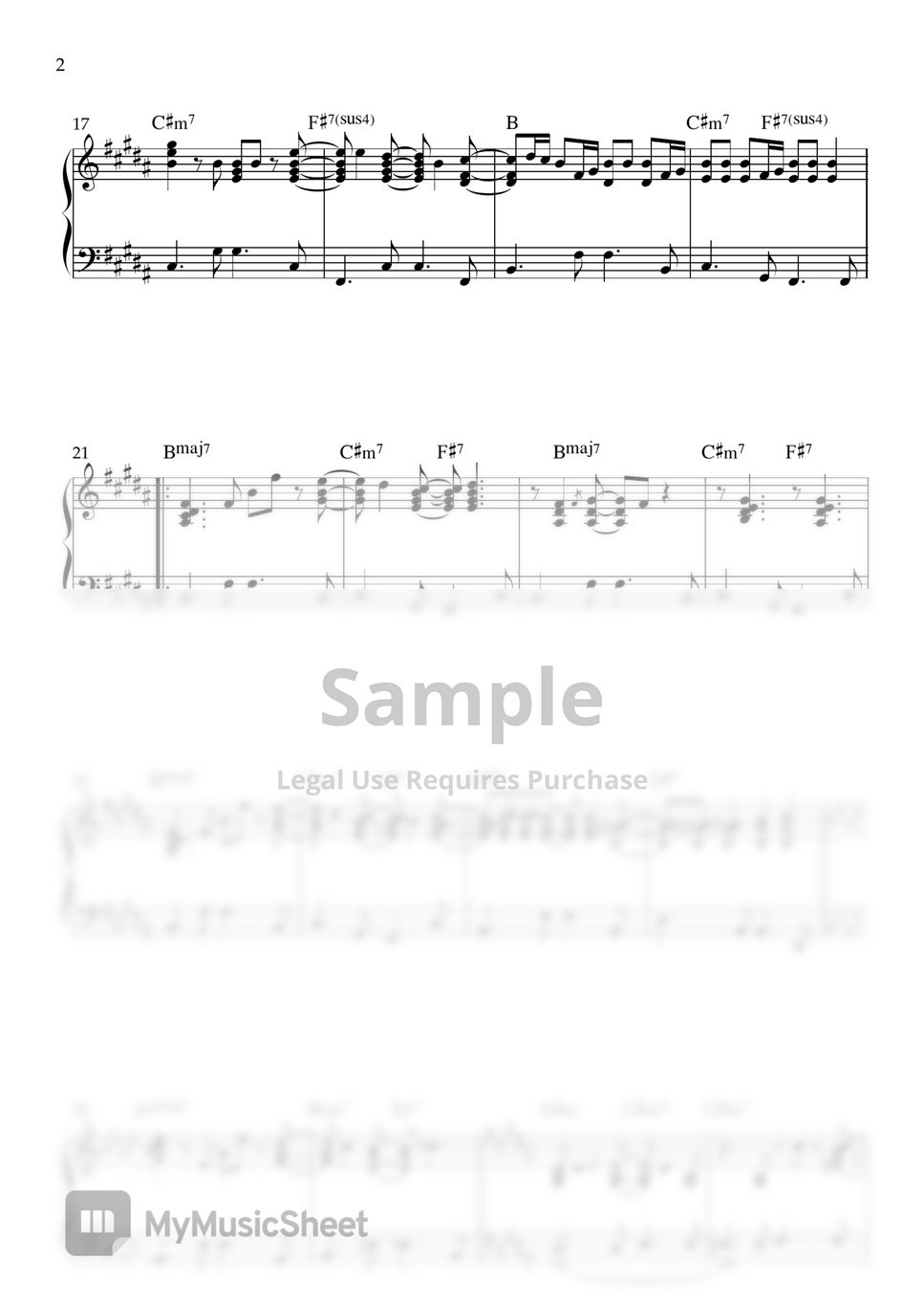 Stevie Wonder You Are The Sunshine Of My Life Pop Piano Chords Sheets By Lamipiano