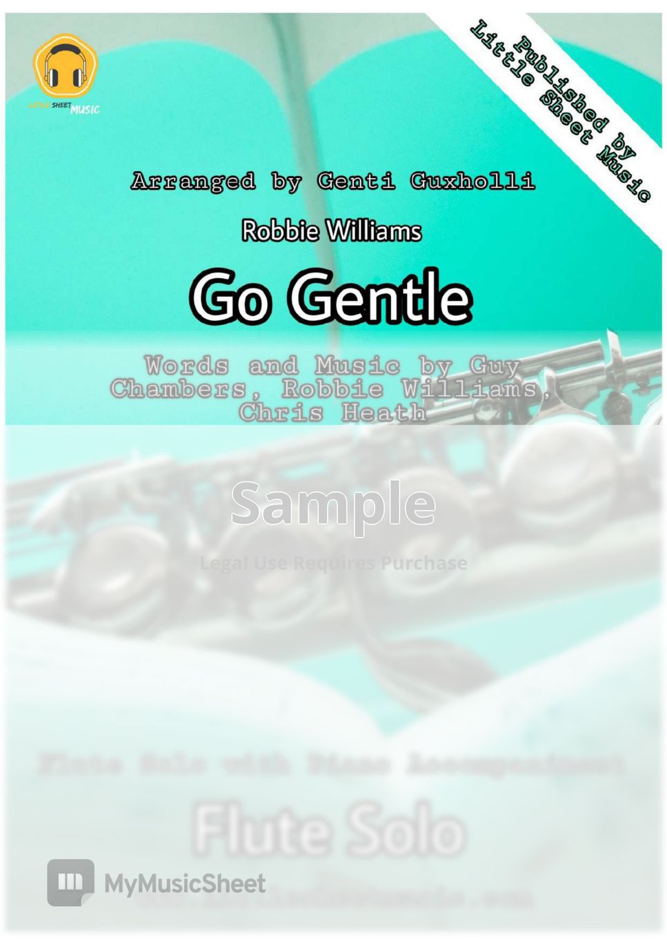 Robbie Williams - Go Gentle (Flute Solo with Piano Accompaniment) by Genti Guxholli