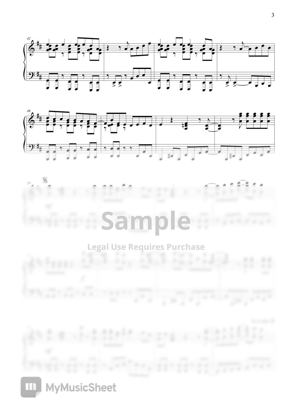 Preview] SOUVENIR (SPY x FAMILY 間諜家家酒 Part 2 OP) Sheet music for Piano  (Solo)