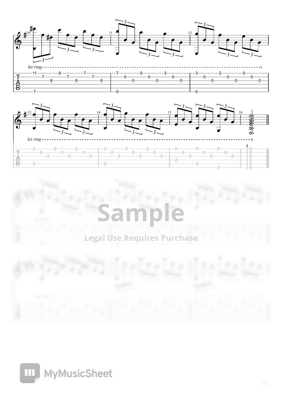romance-de-amor-fingerstyle-guitar-sheets-by-freerider