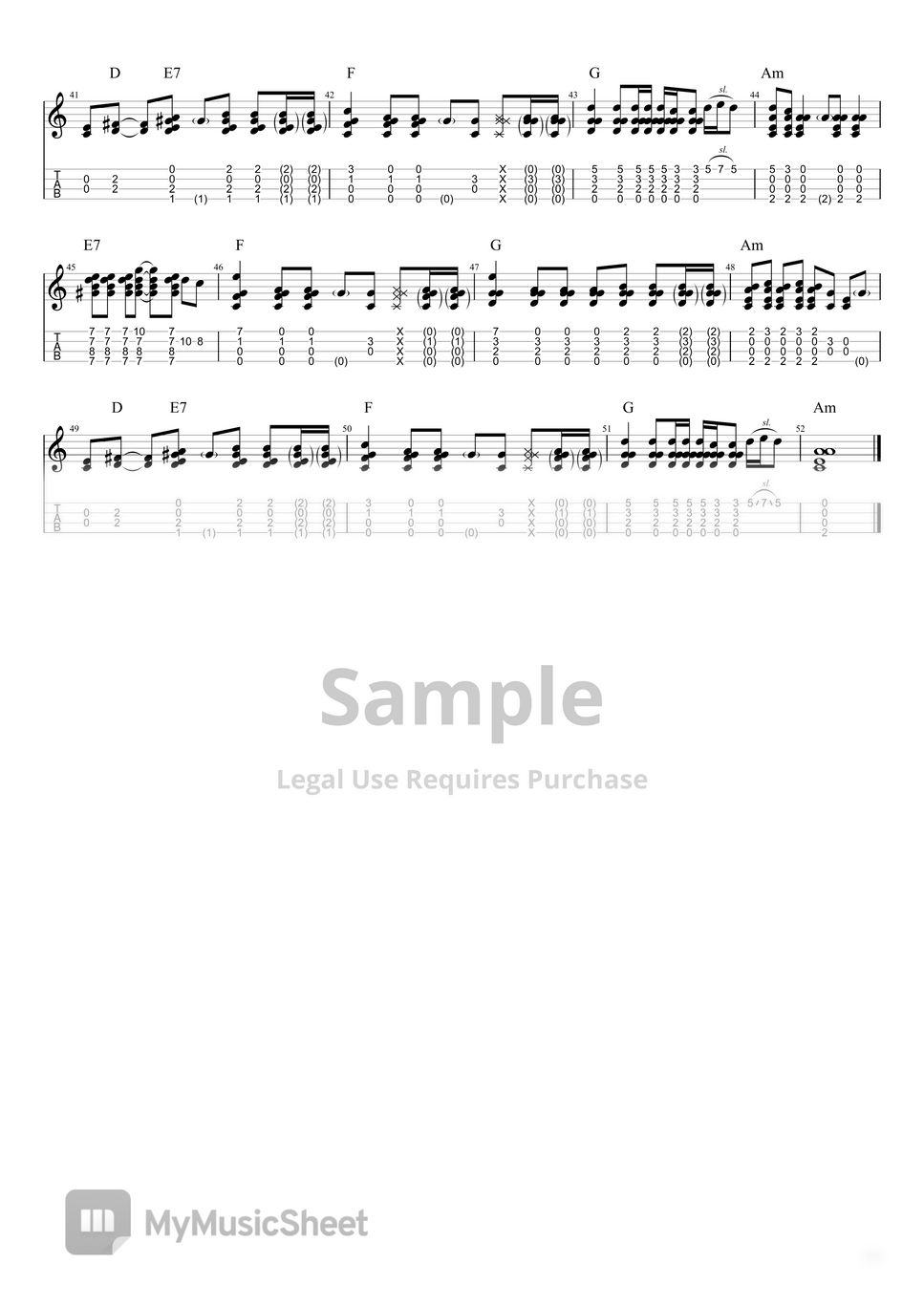 YUI - Again by Cody Ukulele