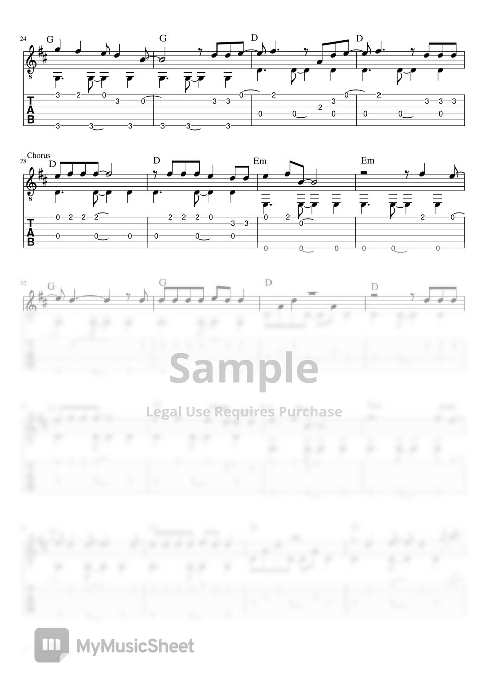 Bruno Mars Marry You 악보