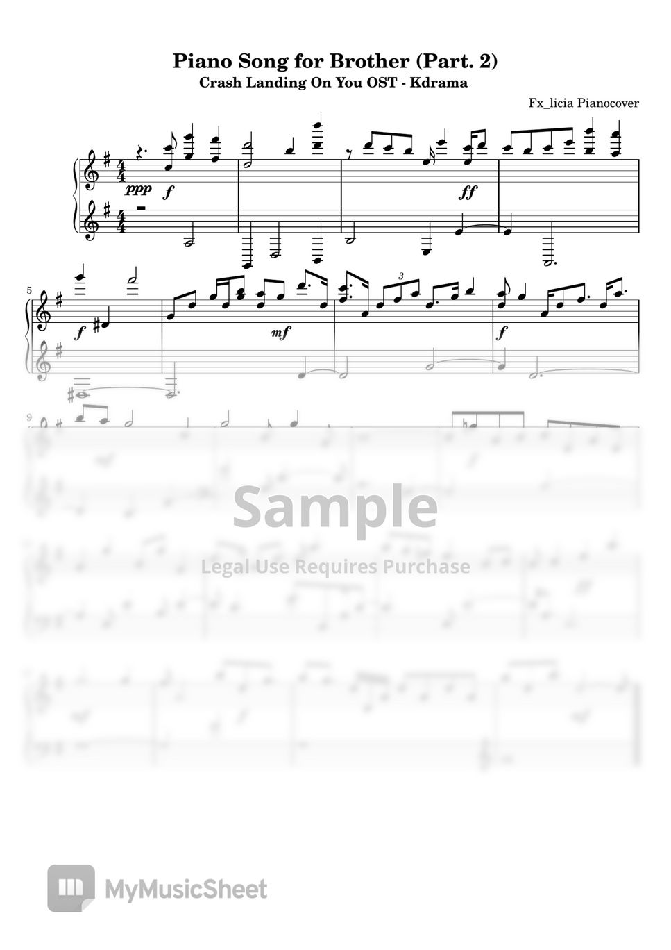 Ri Jeong Hyeok Crash Landing On You 사랑의 불시착 OST Kdrama Piano Song