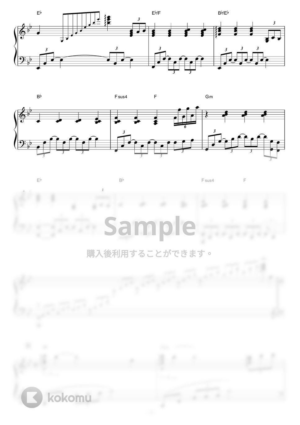 X JAPAN / YOSHIKI - Forever Love by piano*score