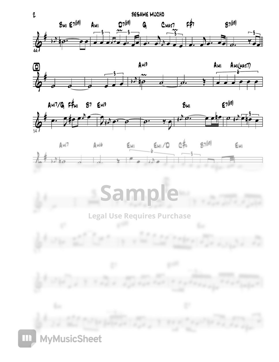 Bésame Mucho Kenny G (Soprano Sax) Sheets by Ismael Dorado