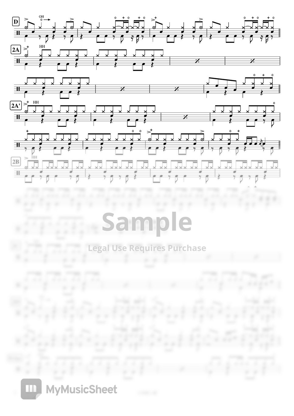 Superfly - kaleidoscope &amp; butterfly / 万華鏡と蝶 by Cookai's J-pop Drum sheet music!!!
