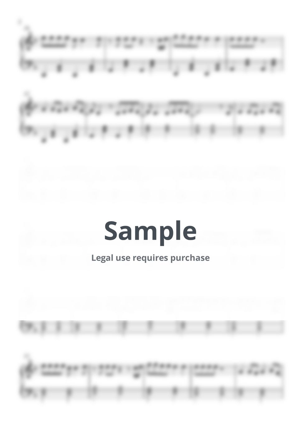 Dennis Lloyd - Alien (Easy piano sheet) Sheets by Sebastián Lafarge