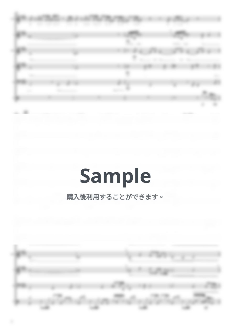 Official髭男dism - Laughter (アカペラ楽譜,pdf+muse(zip)セット) by まーびーショップ
