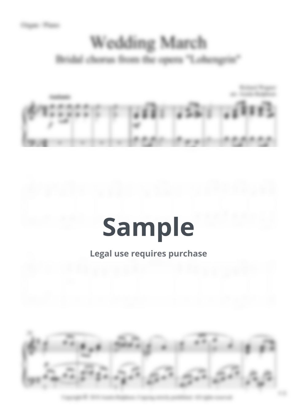 Richard Wagner Wedding March (Bridal Chorus from 'Lohengrin' Here