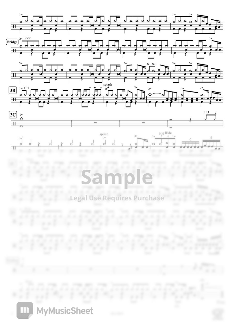 Cupid – FIFTY FIFTY Sheet music for Drum group (Solo)