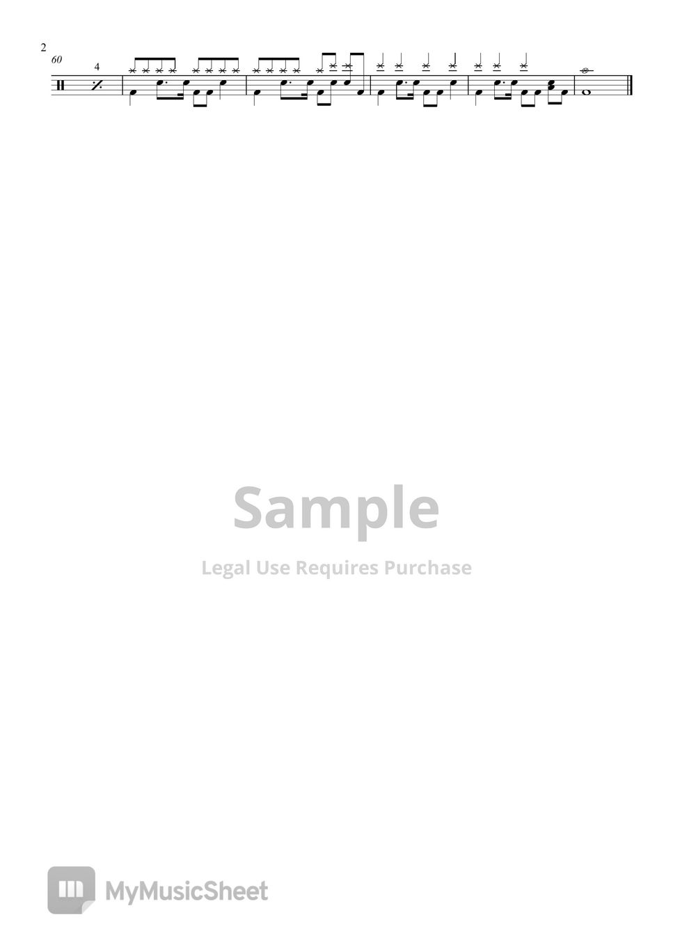 Muse Plug in Baby Sheets by Drum Transcription Leo Alvarado