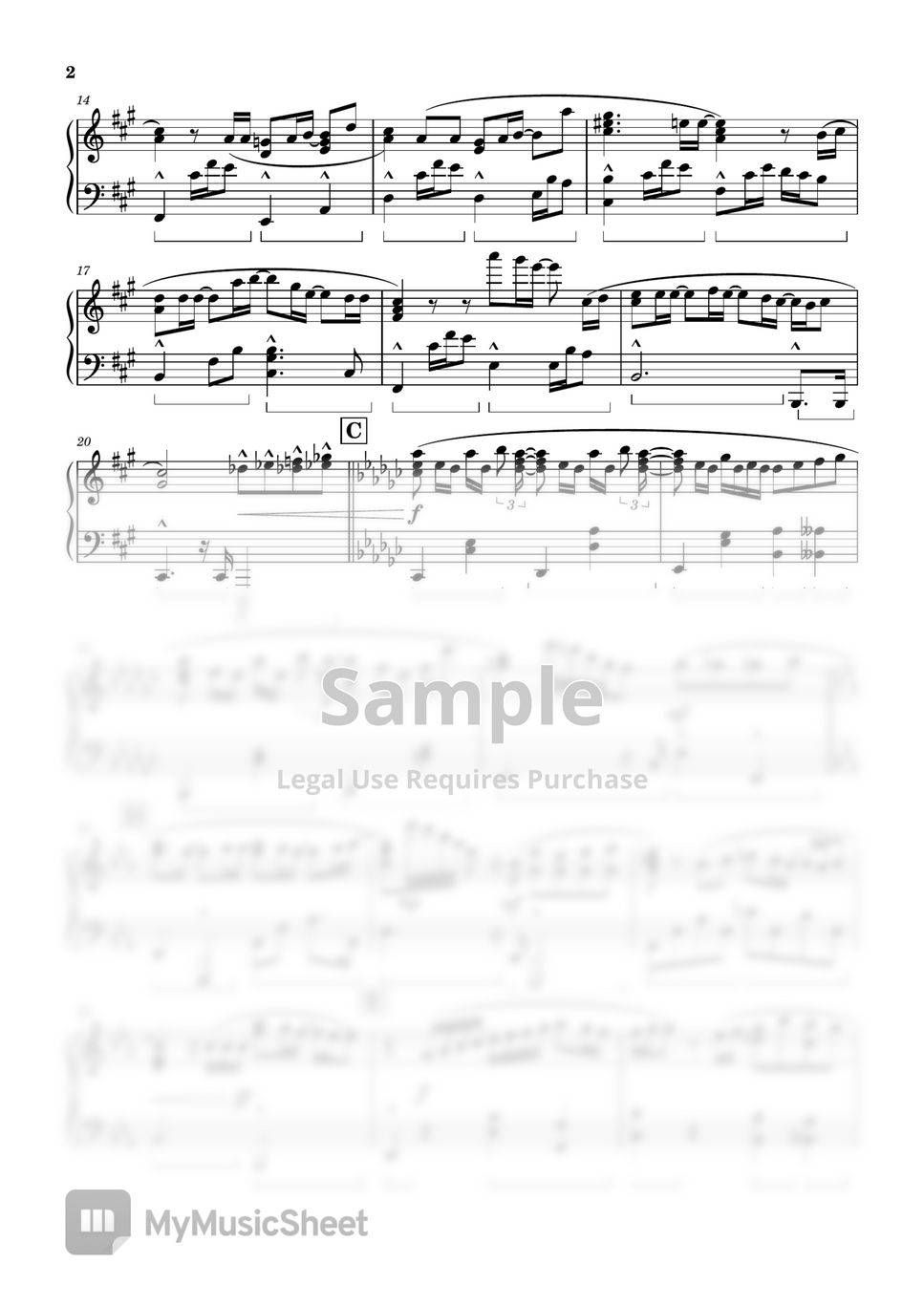 Guardian Battle Theme Sheet music for Piano (Solo)