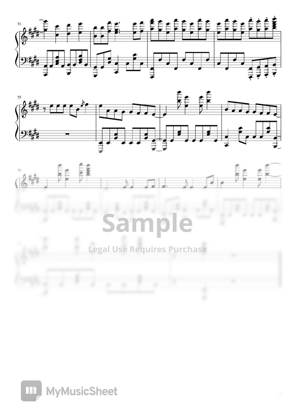 Gotoubun no Katachi - The Quintessential Quintuplets ∬ OP- Sheet music for  Piano (Solo)