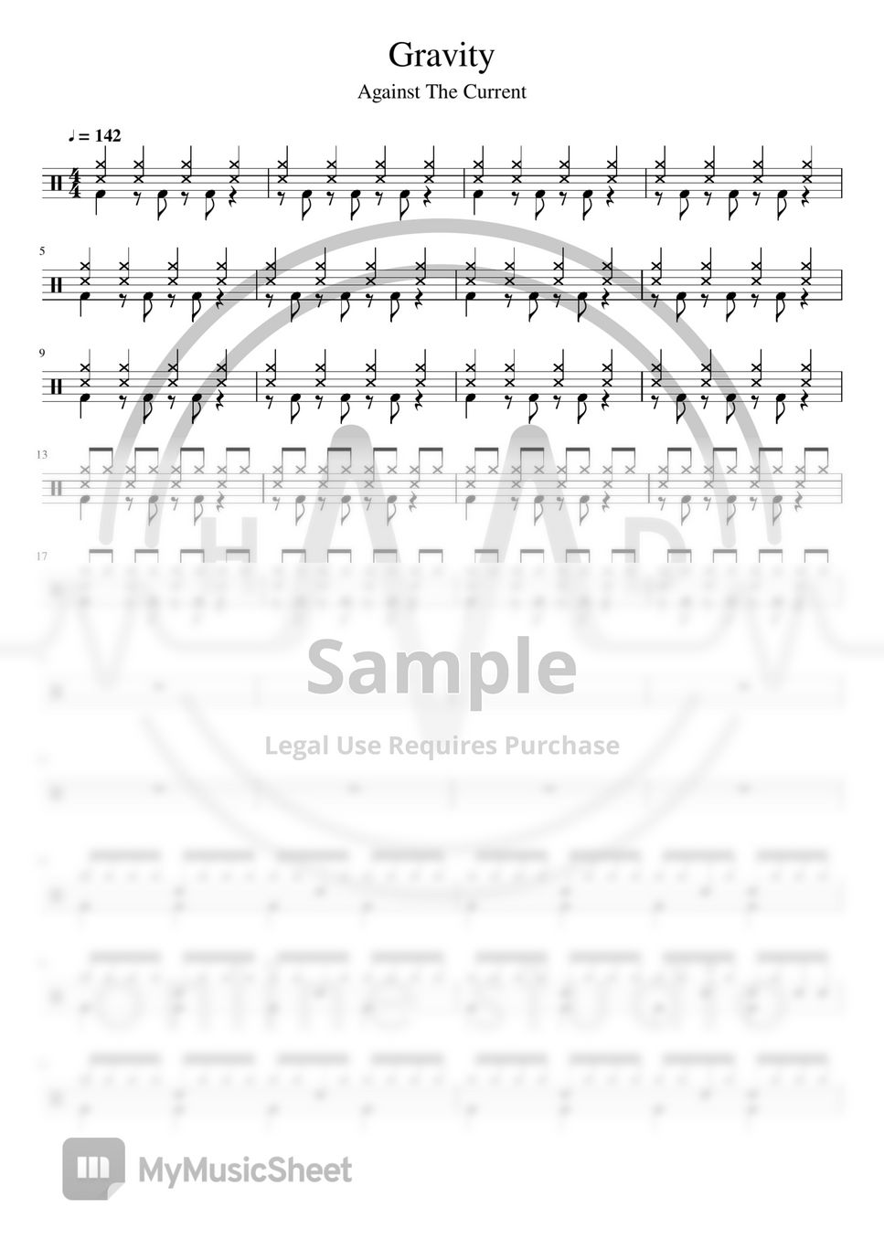 Against The Current - Gravity (Drum) by HMD online studio