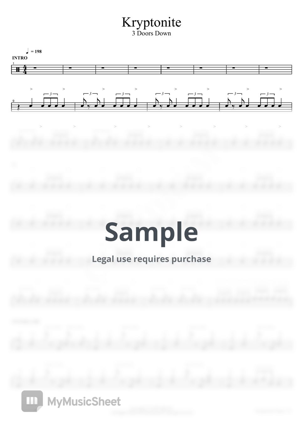 3-doors-down-kryptonite-by-copydrum