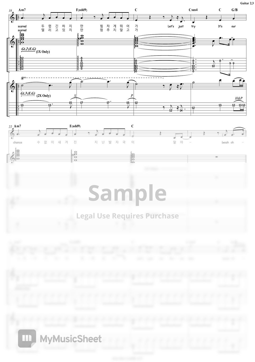 IU - Into the I-LAND | Bandscore Sheets