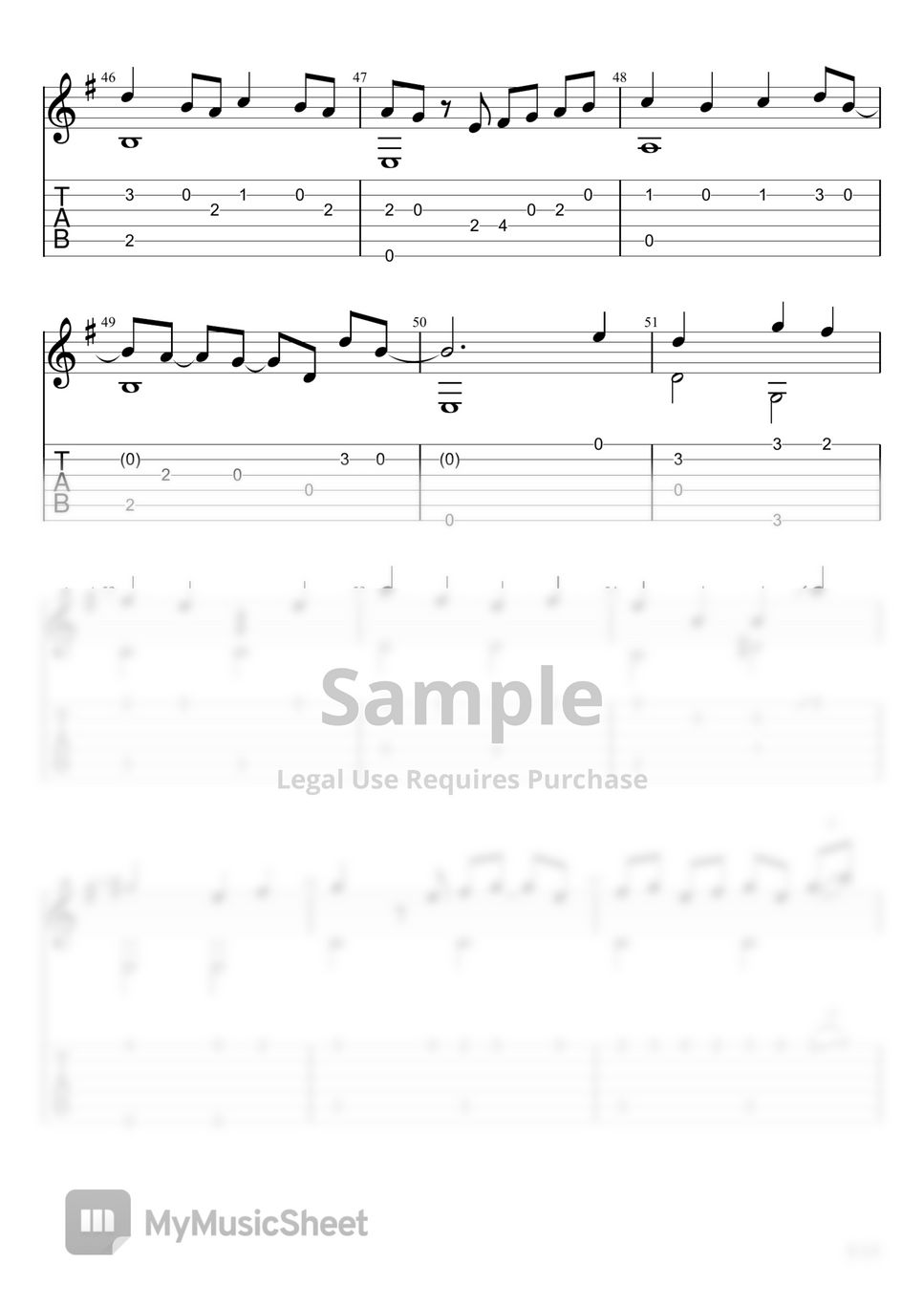 One piece - Opening 23 Dream on Guitar Tab [PDF+ MIDI +GP5] Sheet music for  Guitar (Solo)