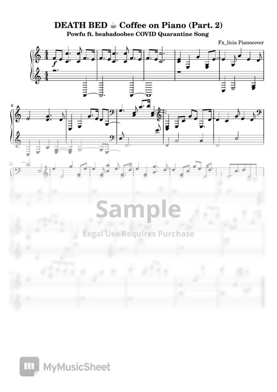 Powfu ft. beabadoobee DEATH BED ☕️ Coffee for Your Head 🎹 COVID