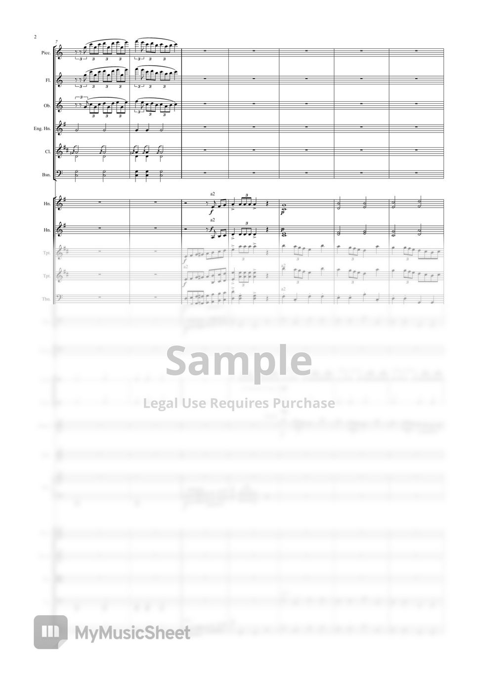 Joe Hisaishi - Totoro Sanpo(My Neighbor Totoro for Orchestra - Score and Part by Hai Mai