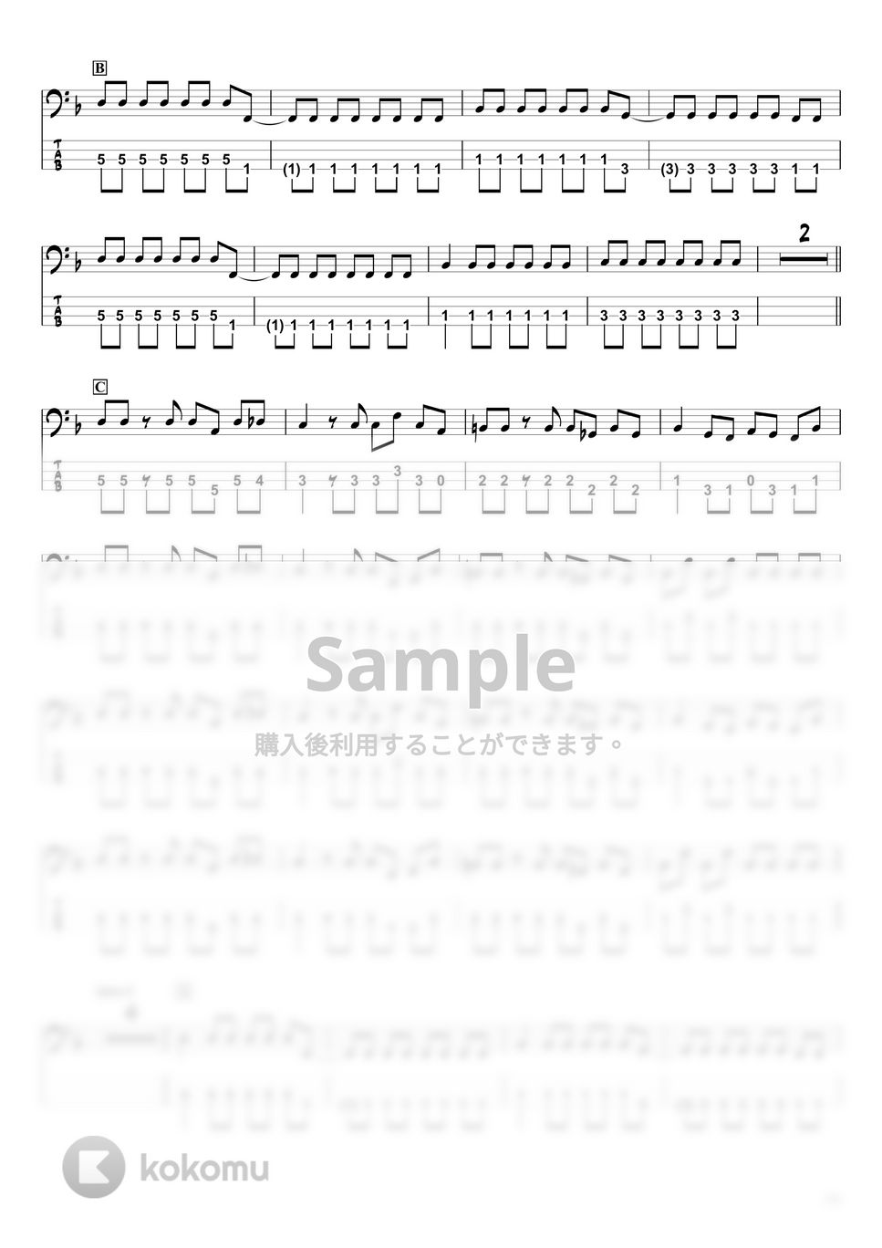 10-FEET - 第ゼロ感 (ベースTAB譜☆4弦ベース対応) by swbass