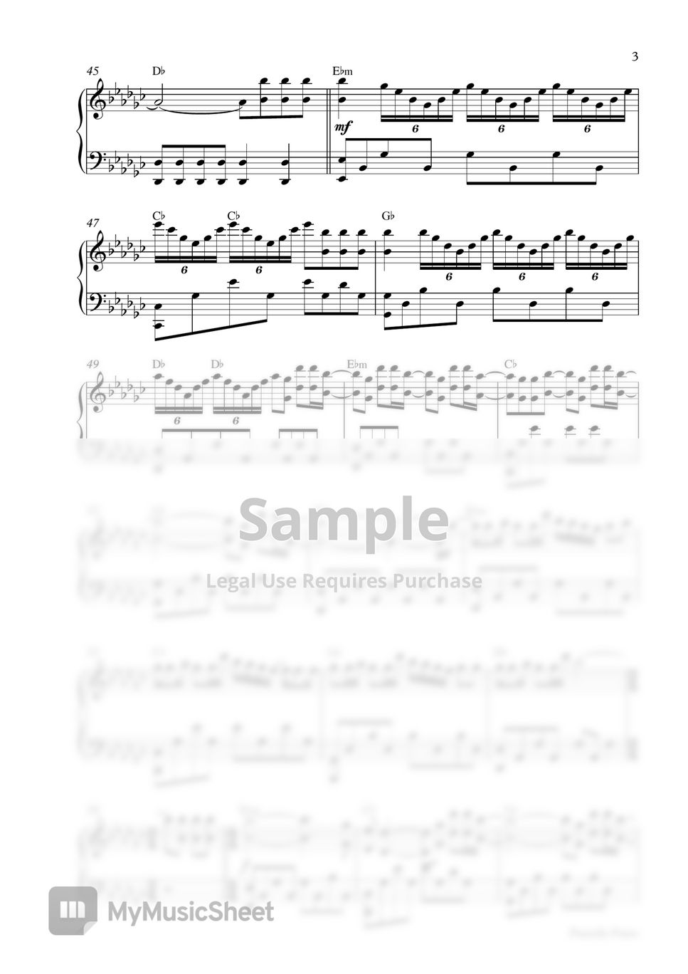 Alan Walker - Faded (Piano Sheet) by Pianella Piano