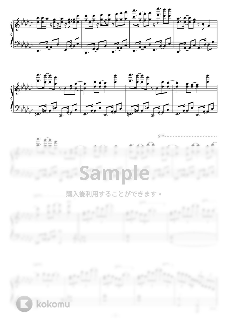 ADAM at - Install 楽譜 by piano*score