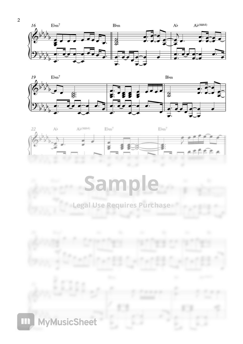 Harry Styles Lights Up (Piano Sheet) Sheets by Pianella Piano