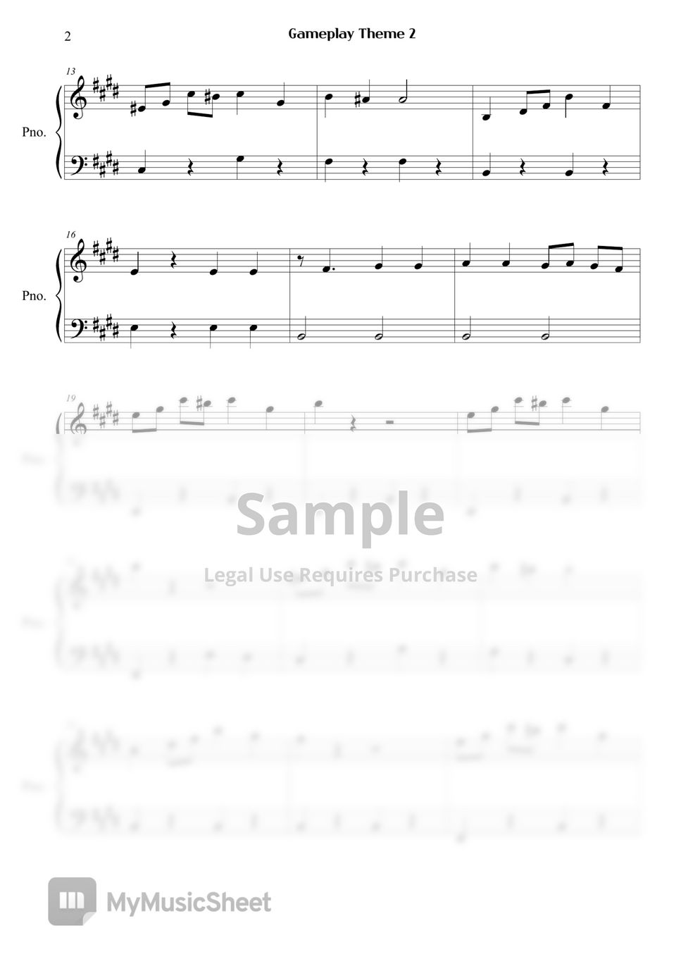 Royal Match - Gameplay Theme 2 Sheets by Right Now Piano