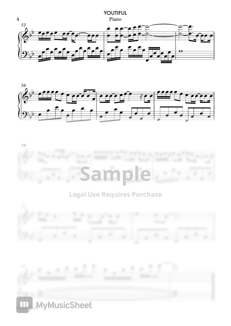 Stray Kids - Youtiful (Piano) ピアノ楽譜PDF | Musik Fadli | mymusic5