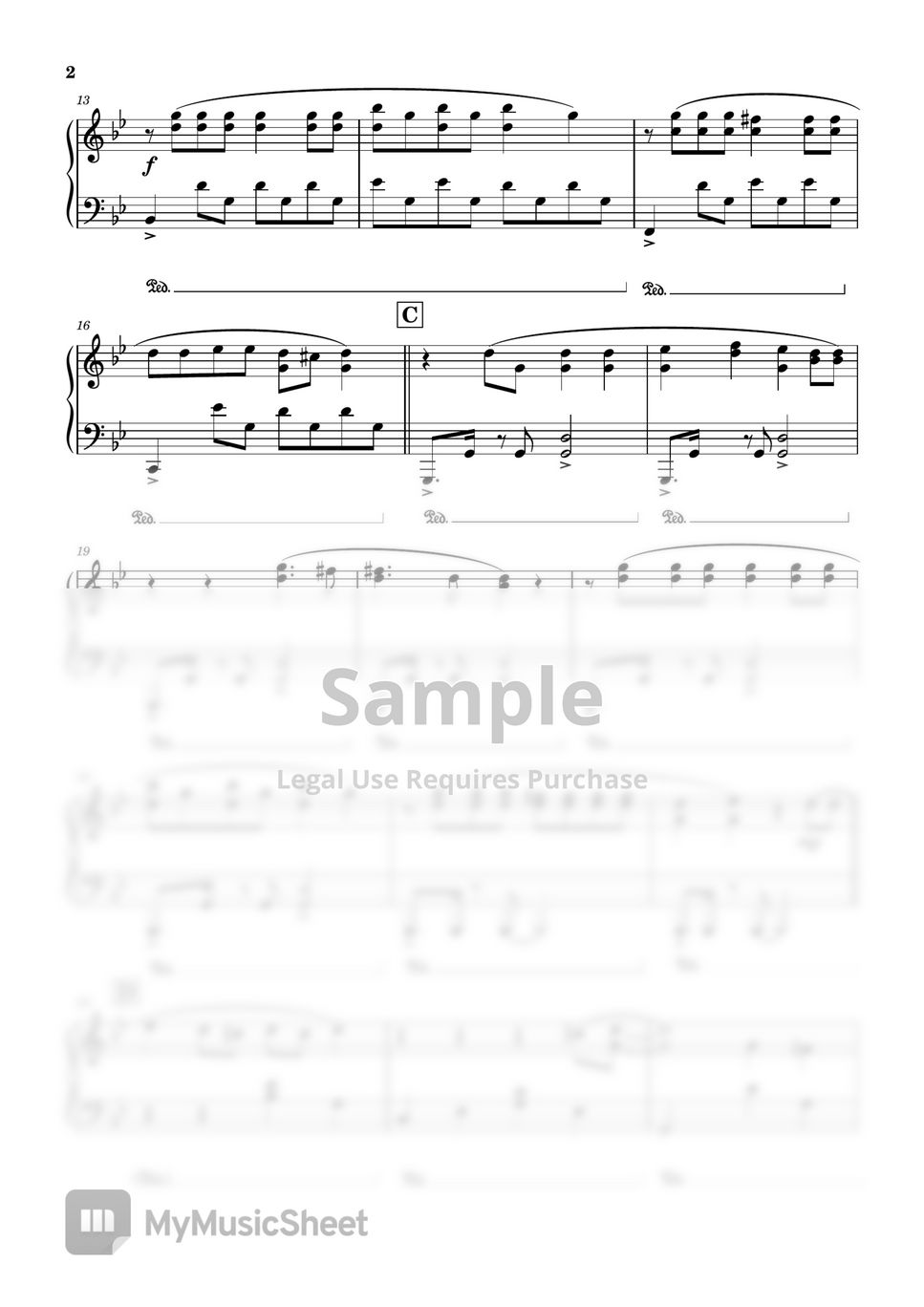 Ado Tot Musica (UTA from ONE PIECE FILM RED/Medium level) Partitura