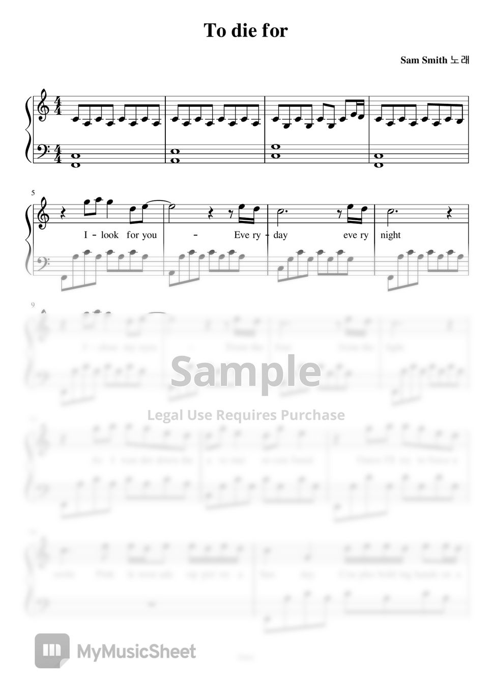 sam-smith-to-die-for-piano-by-damy