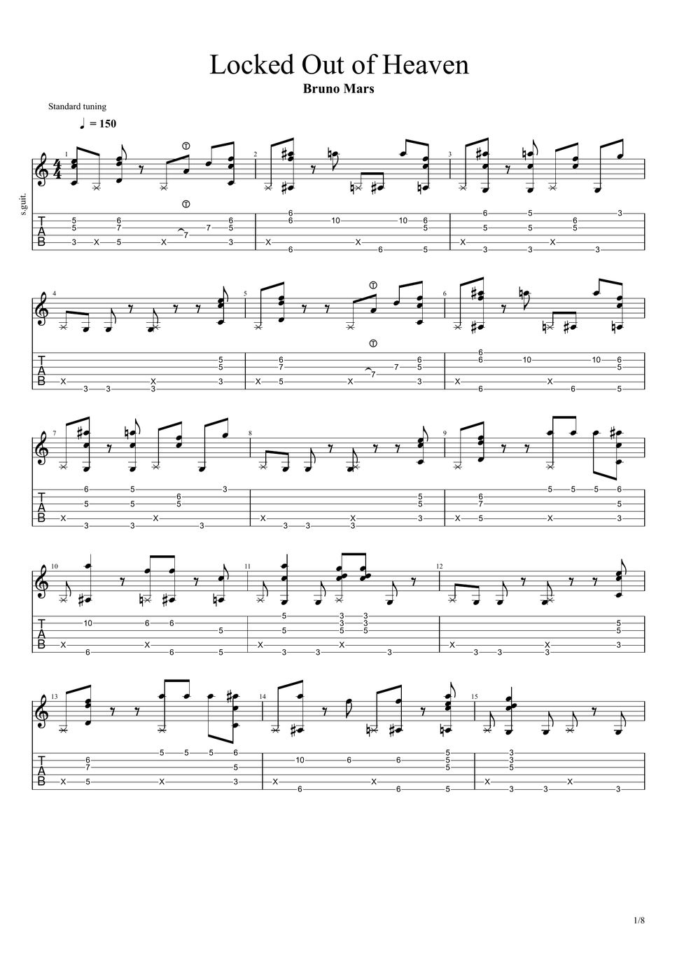bruno-mars-locked-out-of-heaven-fingerstyle-tab-by-ricardo
