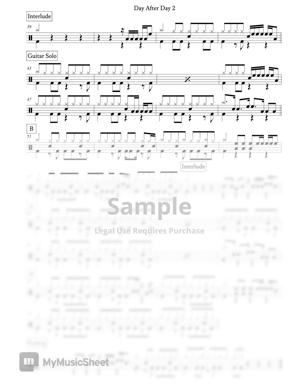 Badfinger - Day After Day Sheets by Arkadia Drums