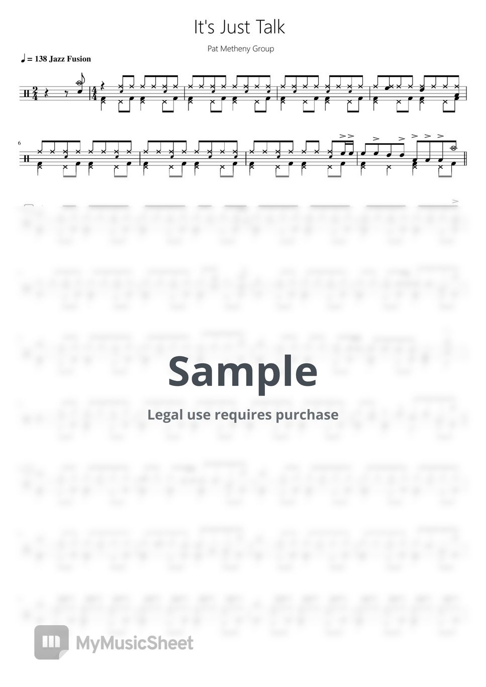Pat Metheny Group - It's Just Talk【Rock school Drum 2024