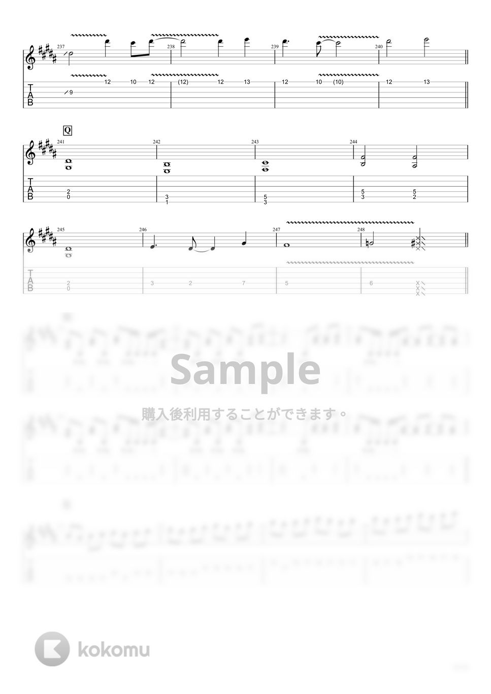 Jealousy X 楽譜集 楽譜】Silent Jealousy / X (エレキベース / 中級) - Piascore