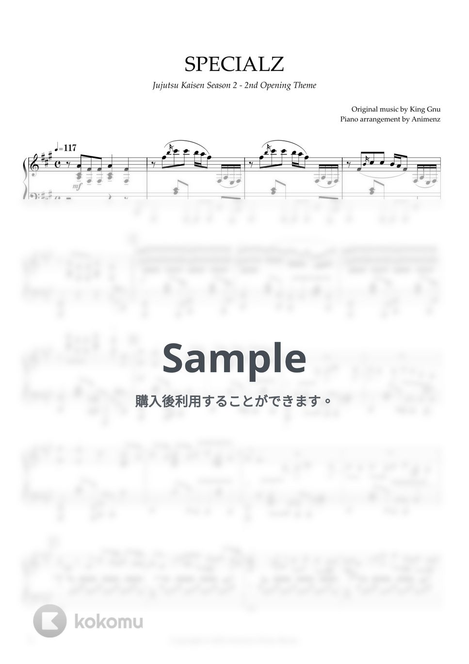 King Gnu - SPECIALZ (呪術廻戦 渋谷事変OP) by Animenz