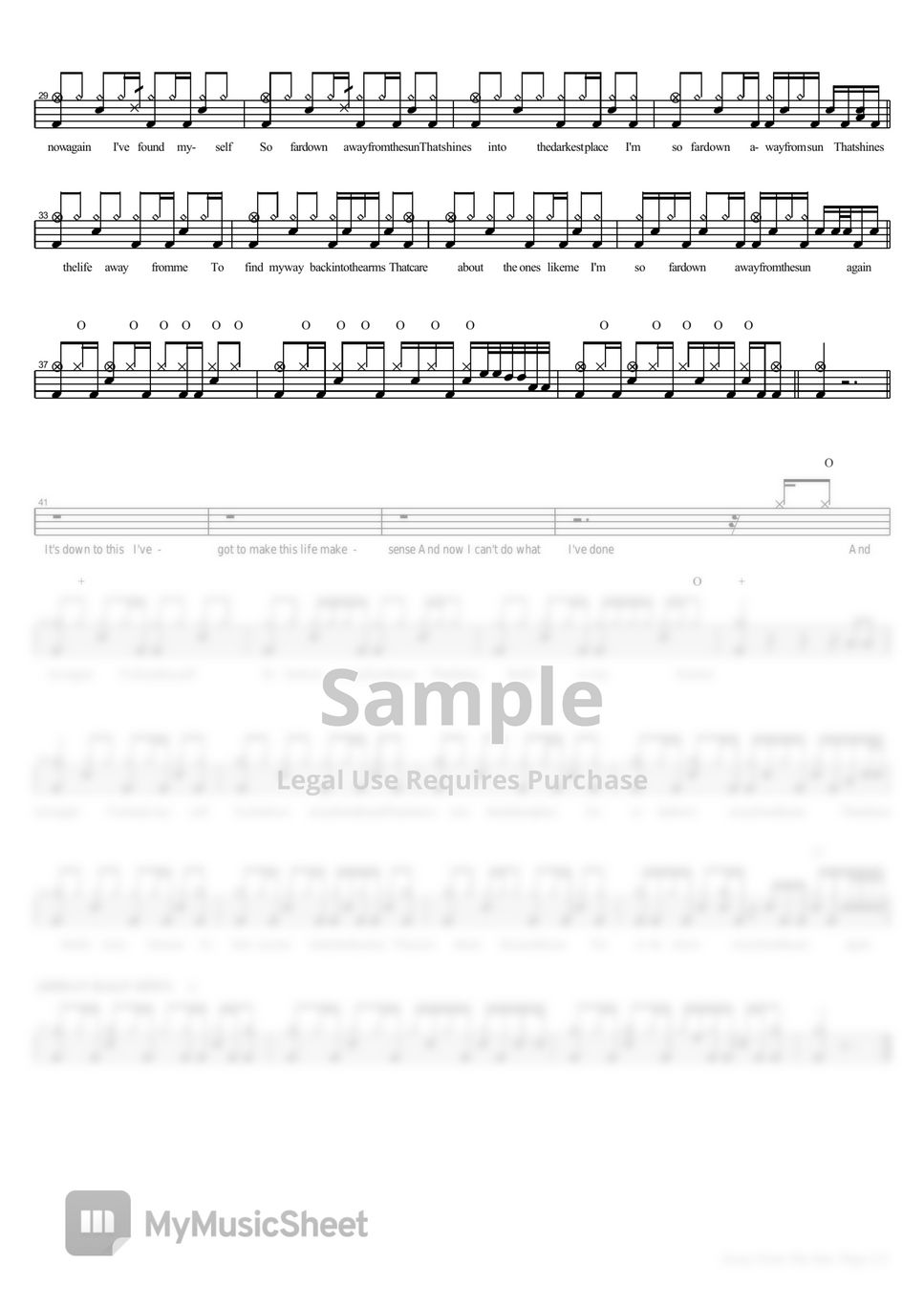 3 Doors Down Away From The Sun By COPYDRUM
