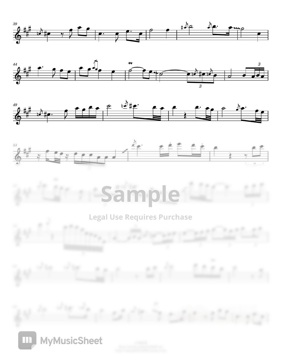 Kenny g love theme from romeo and juliet soprano alto notenblatt