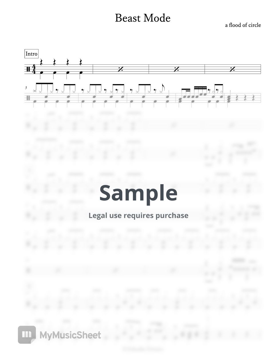 a flood of circle - Beast Mode by Arkadia Drums