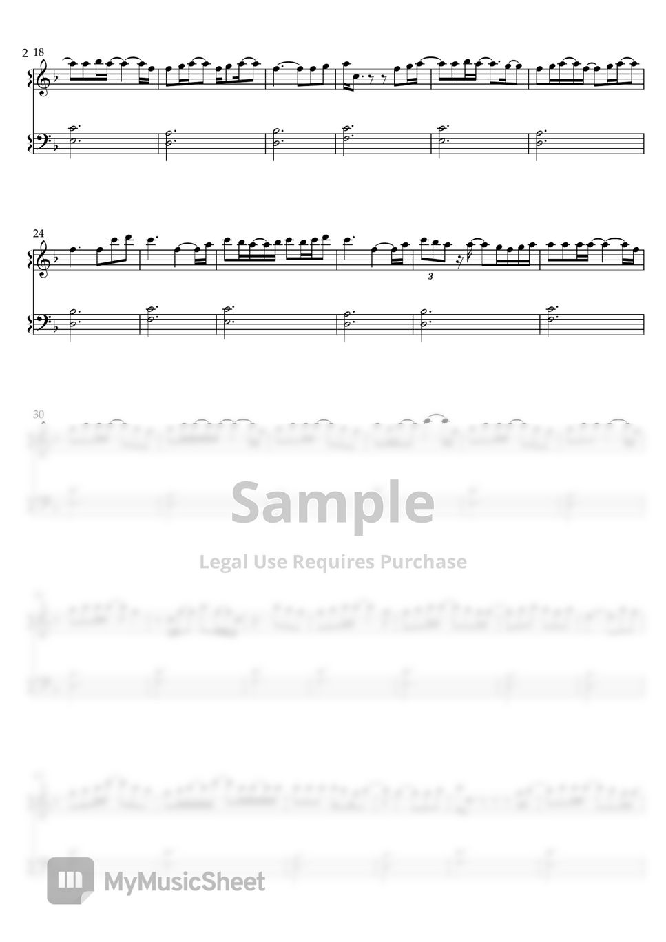 Olivia Rodrigo - traitor (Easy Version) Sheets by C Piano