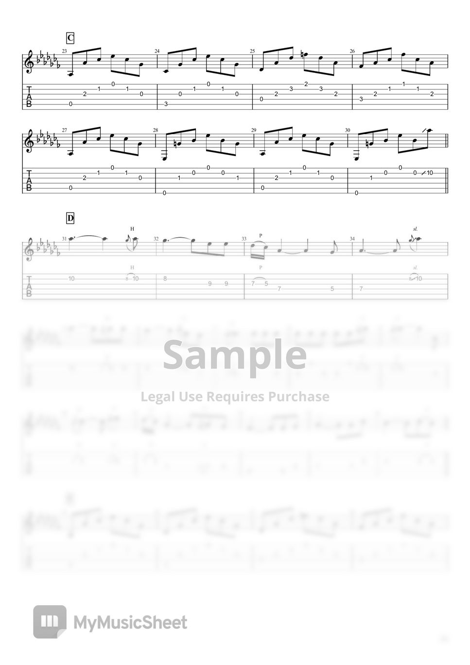 the-animals-the-house-of-the-rising-sun-acoustic-sheets-by-kfir-ochaion