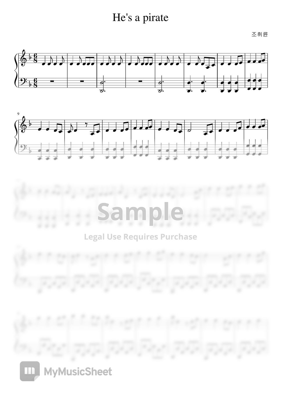 pirates-of-the-caribbean-he-s-a-pirate-sheets-by-chr-music