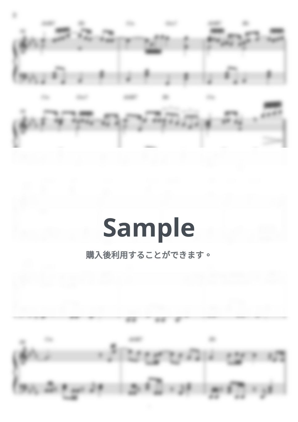 back number - 冬と春 (ピアノソロ) by Miz