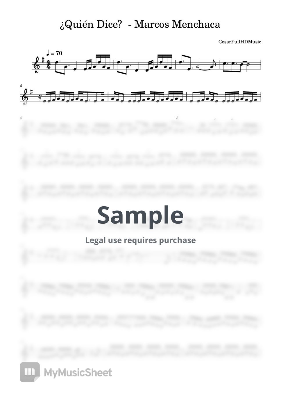 Marcos Menchaca Quién Dice Sheets