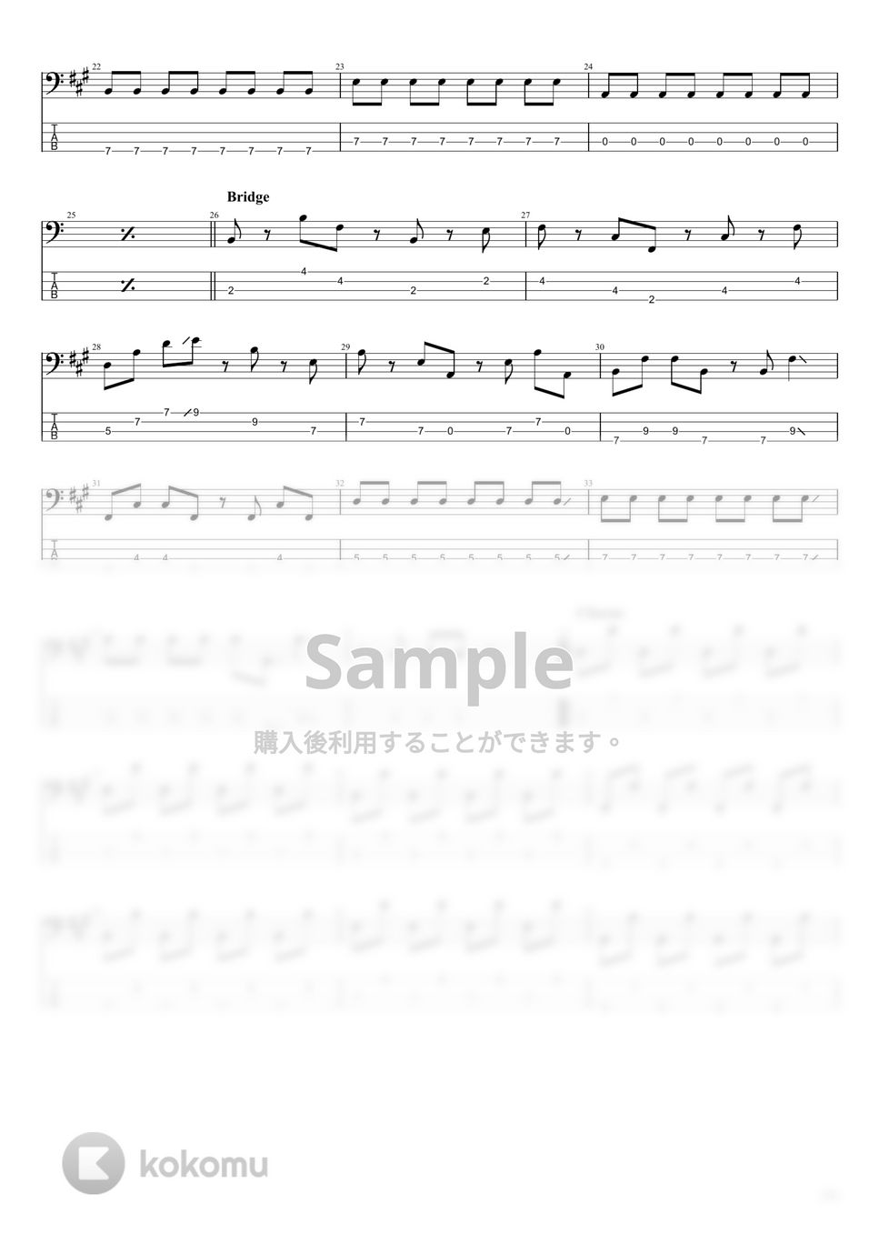 back number - back number楽譜集 (10曲) by まっきん