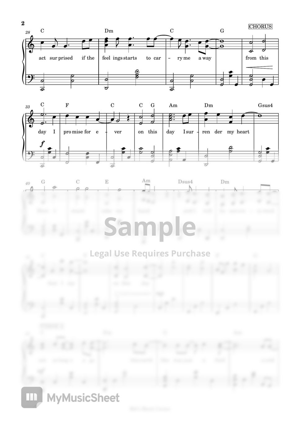 David Pomeranz - On This Day (piano sheet music) by Mel's Music Corner