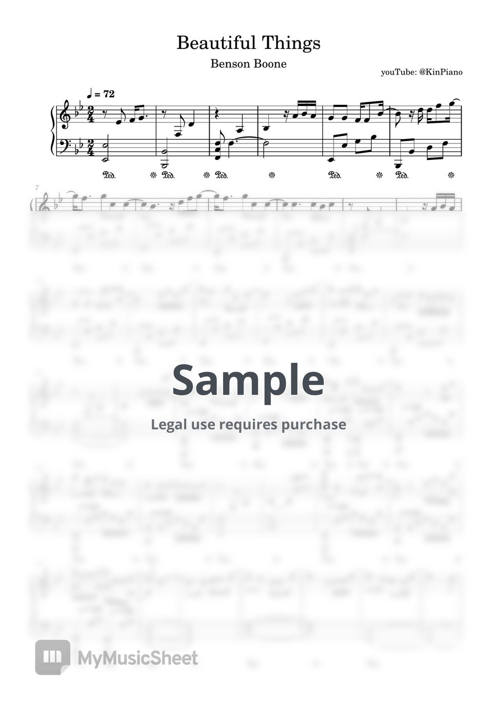 benson-boone-beautiful-things-sheets-by-kinpiano