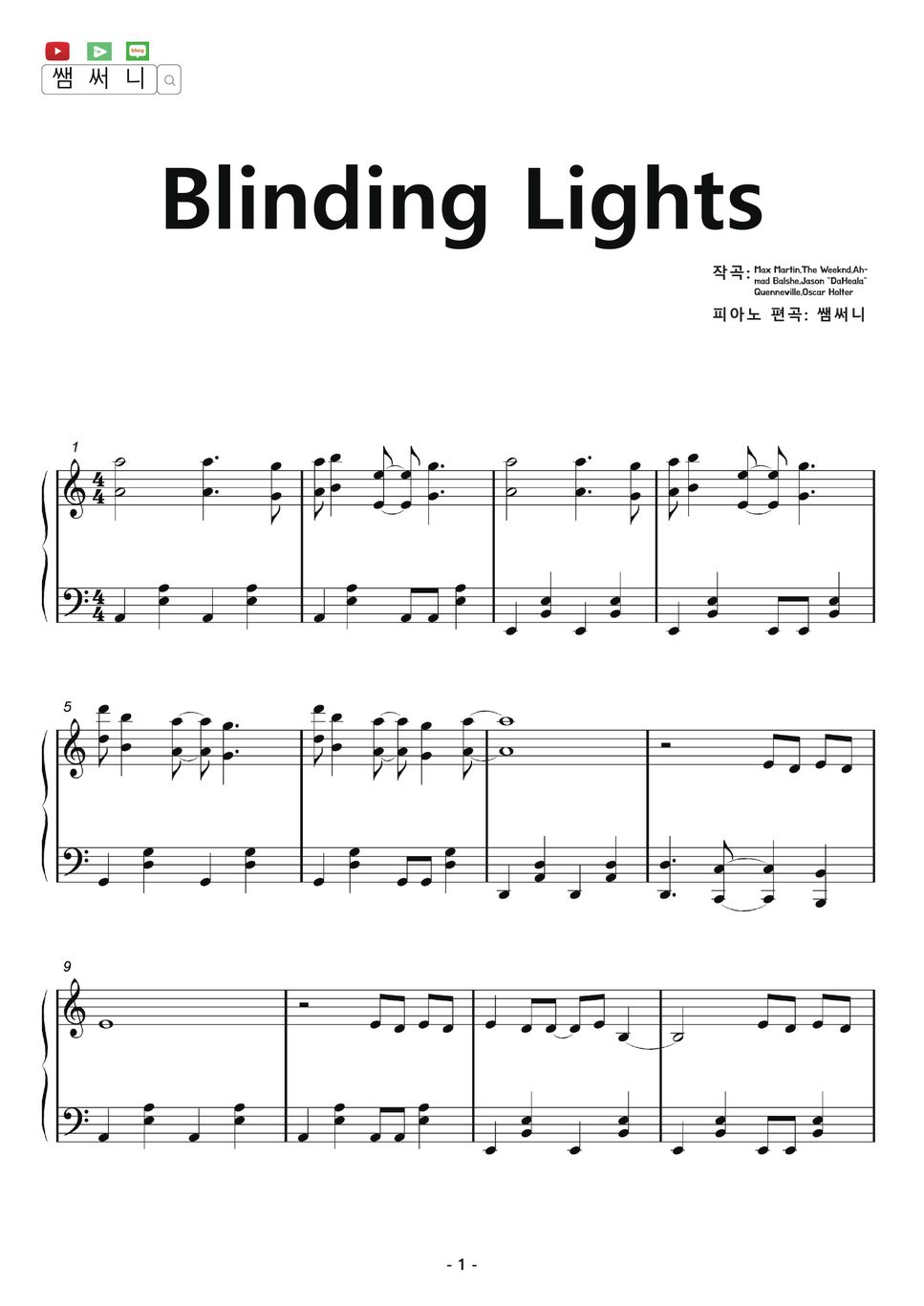 the-weeknd-blinding-lights-sheets-by-samsunny